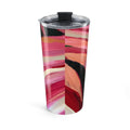 20oz Abstract Pink Swirl Tumbler — Insulated Travel Cup