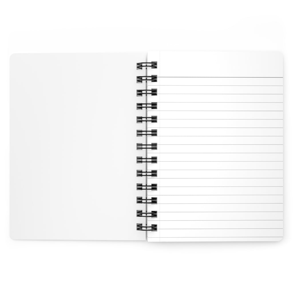 Spiral Notebook — Abstract Pink Brushstroke Journal for Notes & Sketches