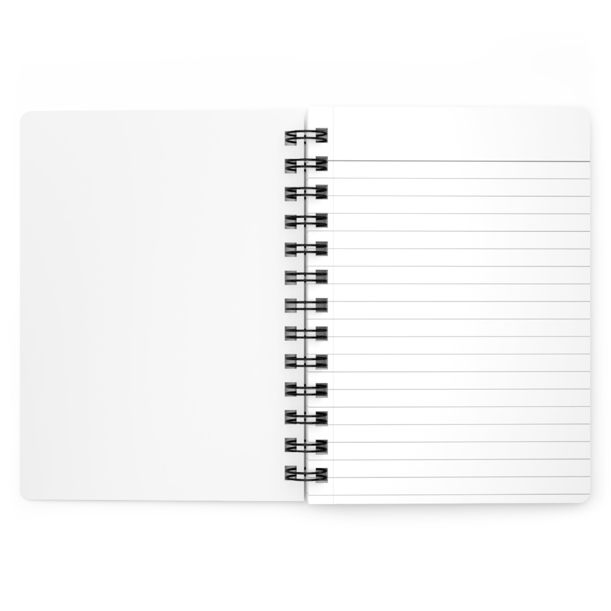 Spiral Notebook — Abstract Pink Brushstroke Journal for Notes & Sketches