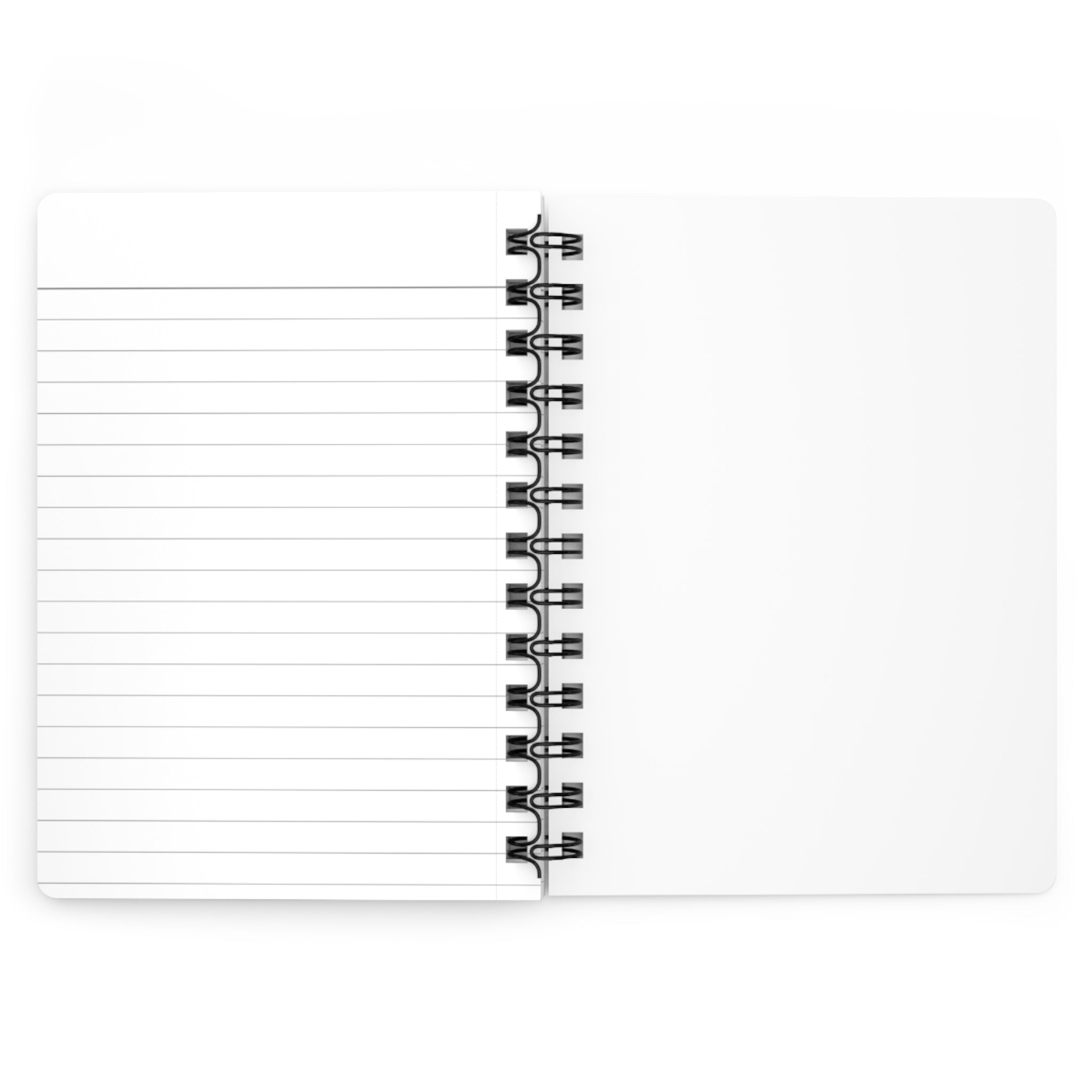 Spiral Notebook — Abstract Pink Brushstroke Journal for Notes & Sketches