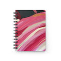 Spiral Notebook — Abstract Pink Brushstroke Journal for Notes & Sketches