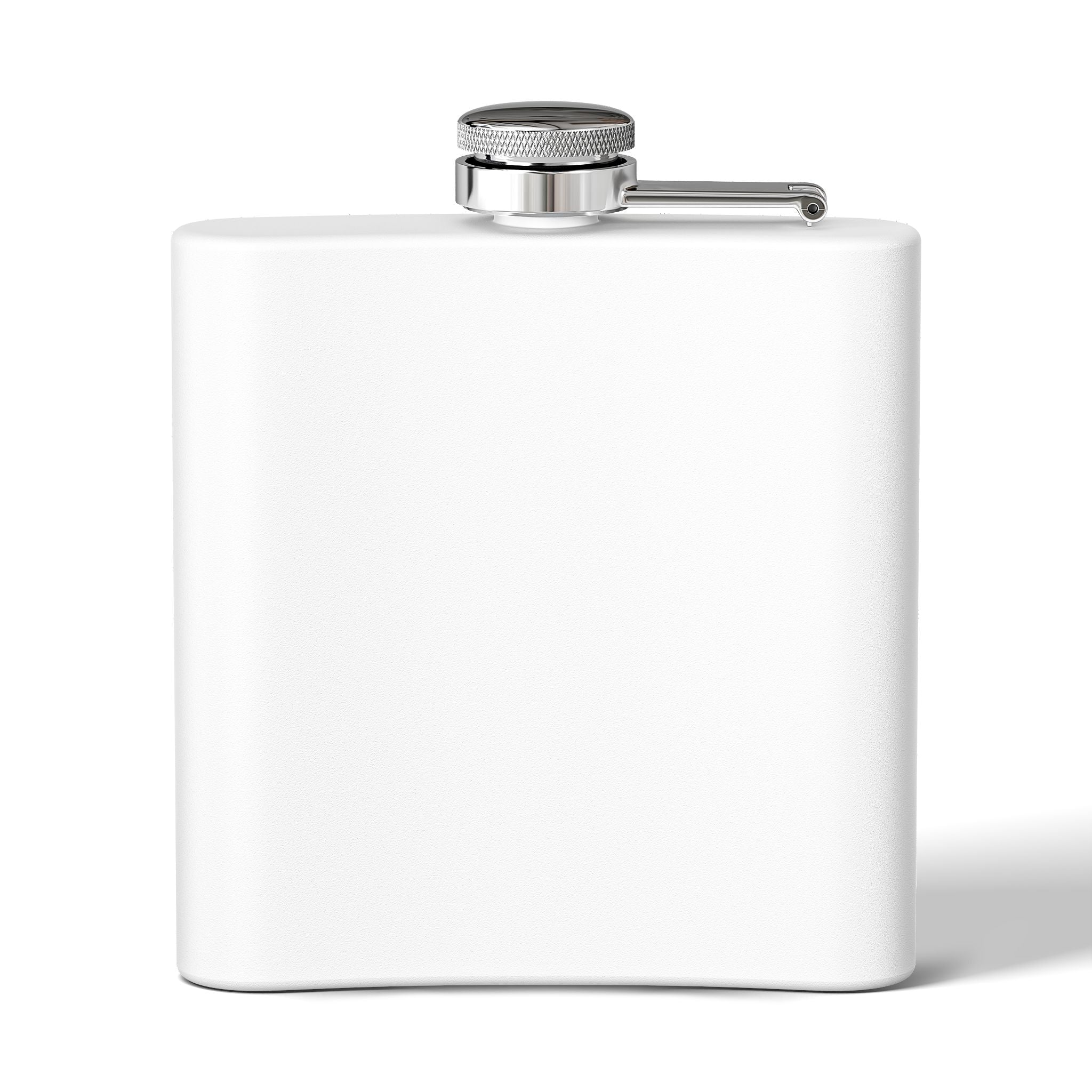 Floral Peace Sign Flask - 6oz Stainless Steel Hip Flask