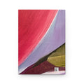 Abstract Floral Hardcover Journal — Colorful Brushstroke Notebook
