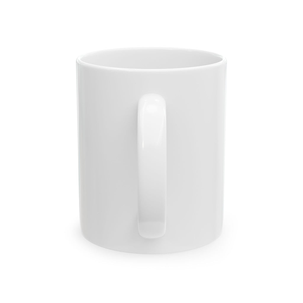 Ceramic Peace Leaf Mug — Cannabis Leaf Peace Sign Coffee Cup (11oz, 15oz)